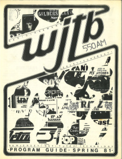 WJTB Spring 1981-1